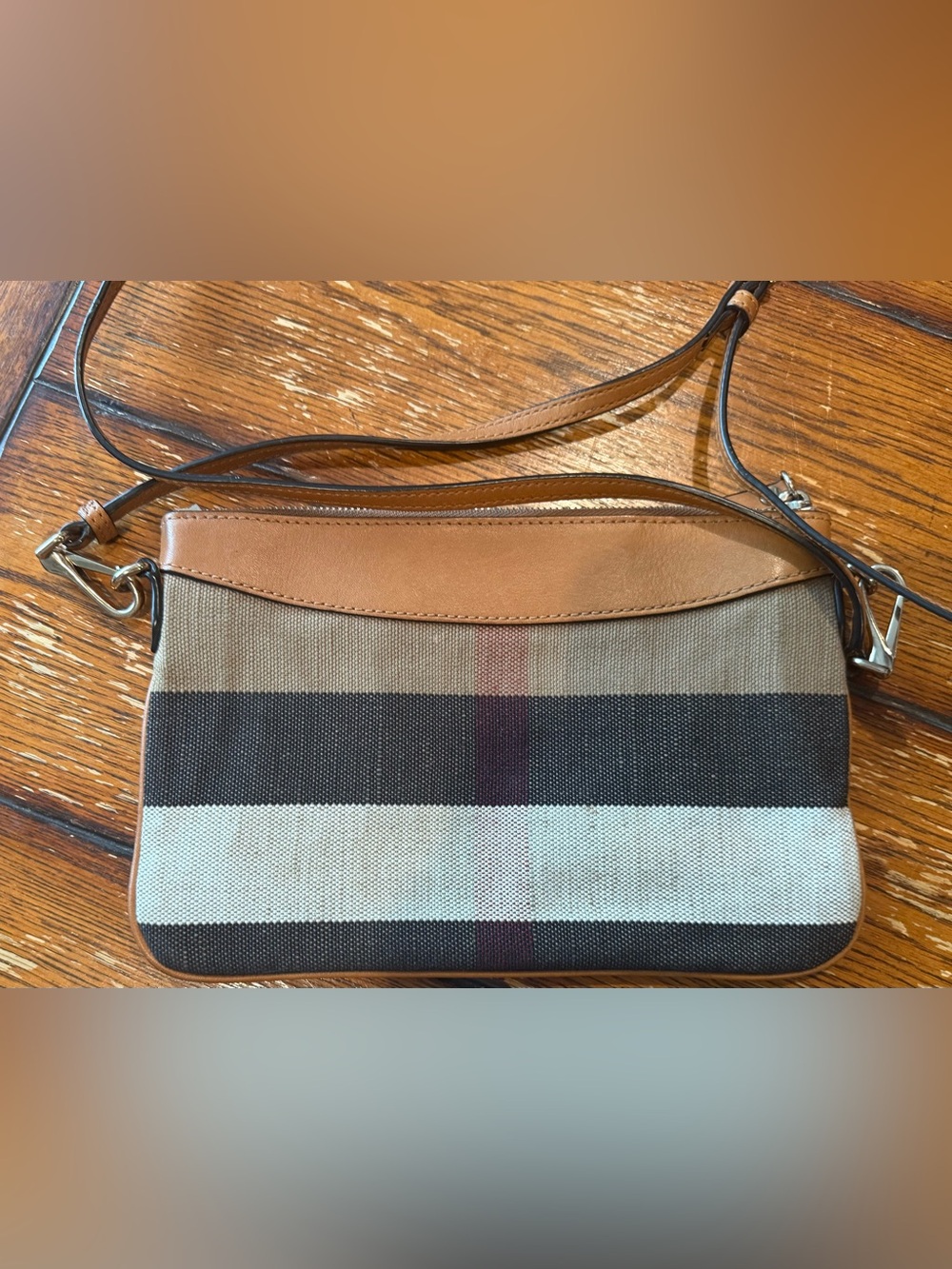 Burberry Brown Leather Card Holder Insert for Men